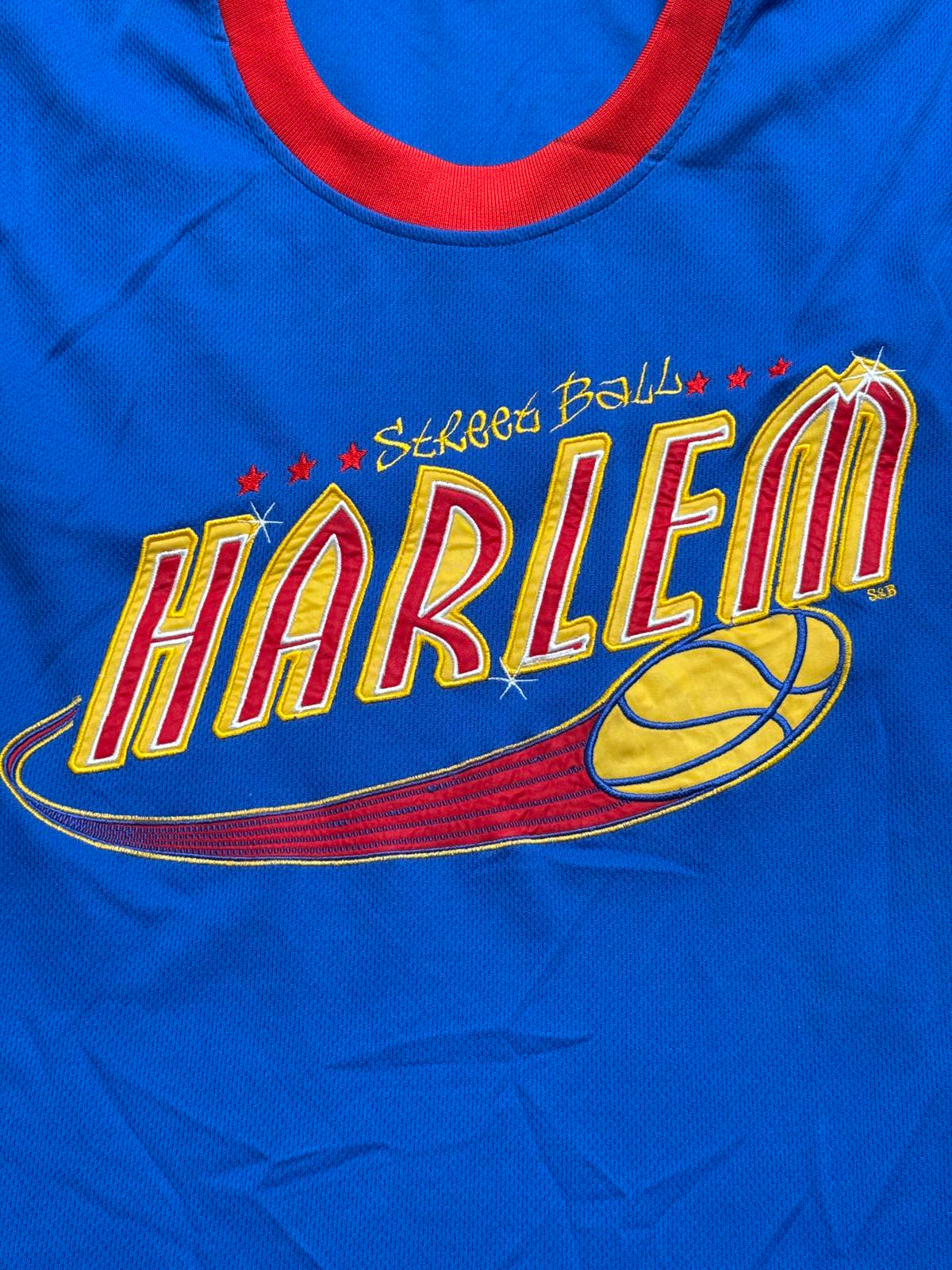 Harlem Basketball Jersey #32 Blue Red Gold XL