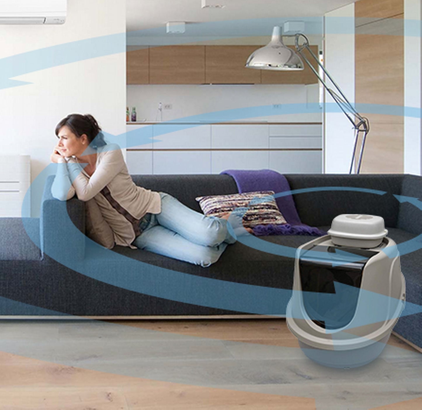 Litter Box Air Purifier