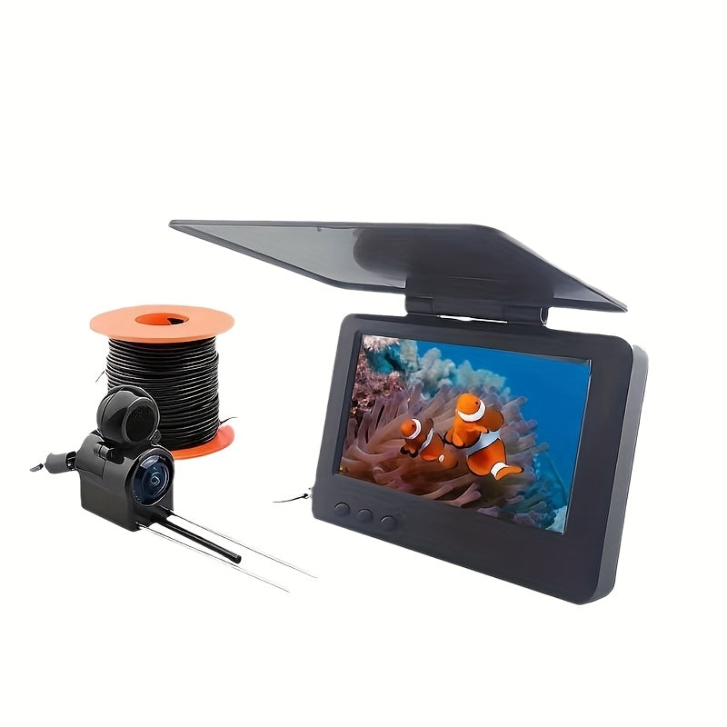 1pc Professional Fishing Set - HD Camera + Adjustable Stand + Bait Monitor | Complete Angler Kit | Multiple Sizes (1.2-6.6ft). Festival Gift, Ultimate Choice For Fishing Enthusiasts