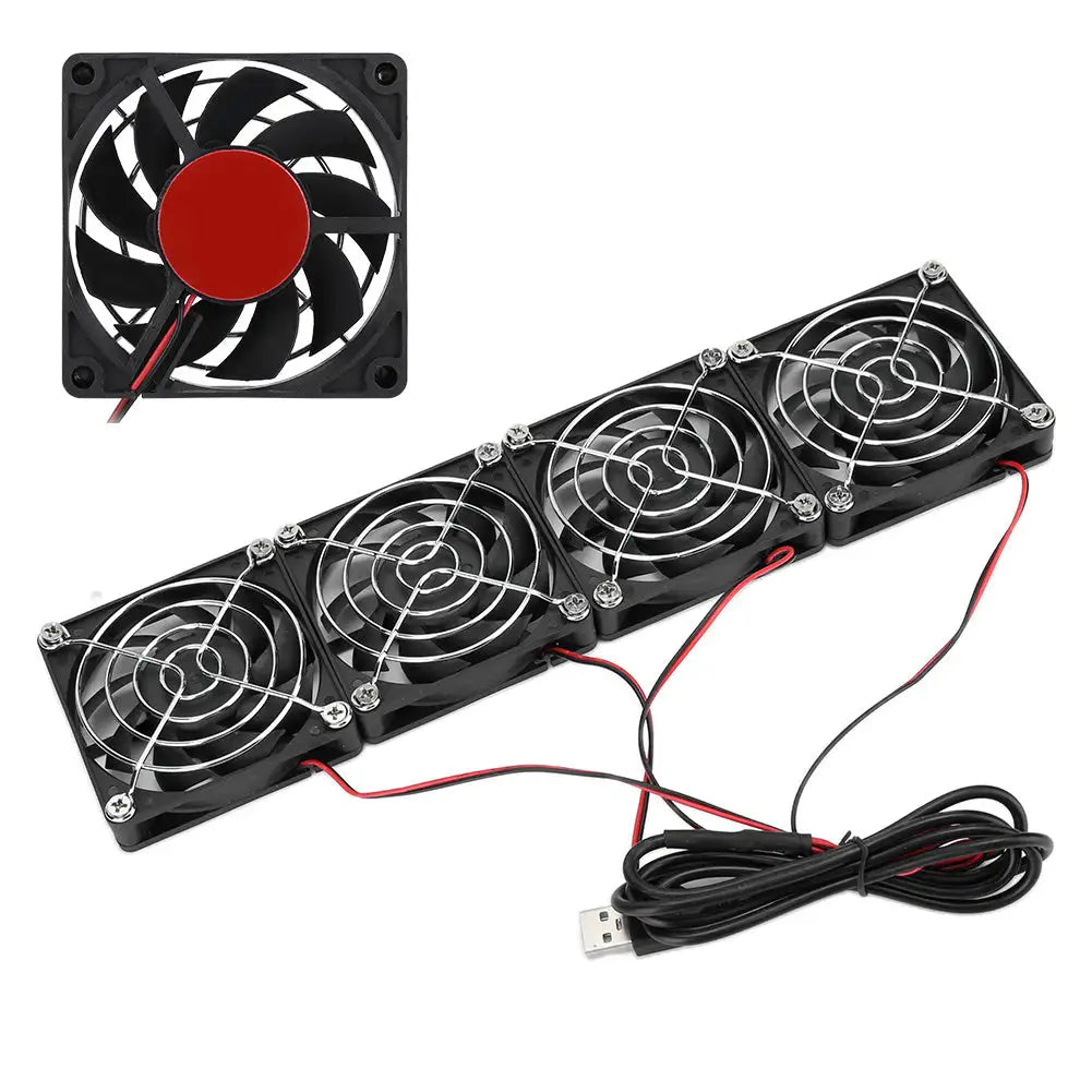 Router Cooling Fans 5V USB Power Heat Sink ABS for ASUS RTAC5300 R7900 R8000 Computer Supplies