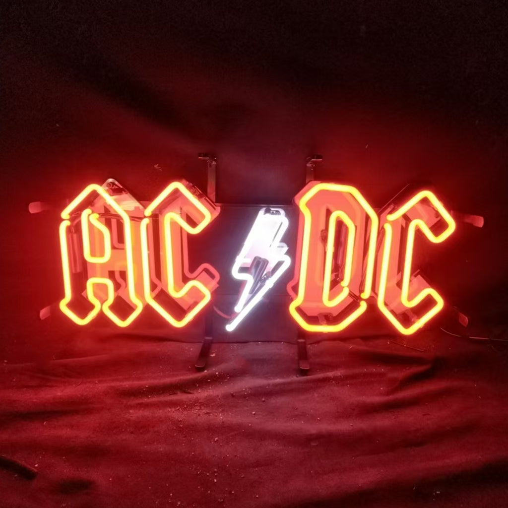 AC DC Power Neon Signs