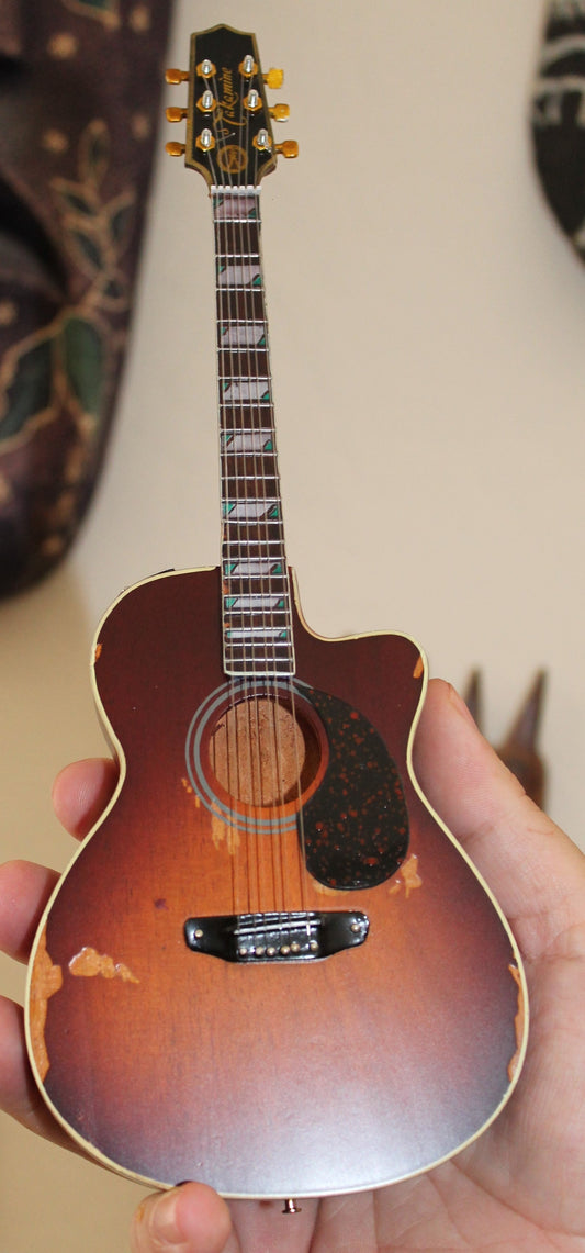 TOBY KEITH - Signature Distressed Acoustic 1:4 Replica Guitar ~Axe Heaven~