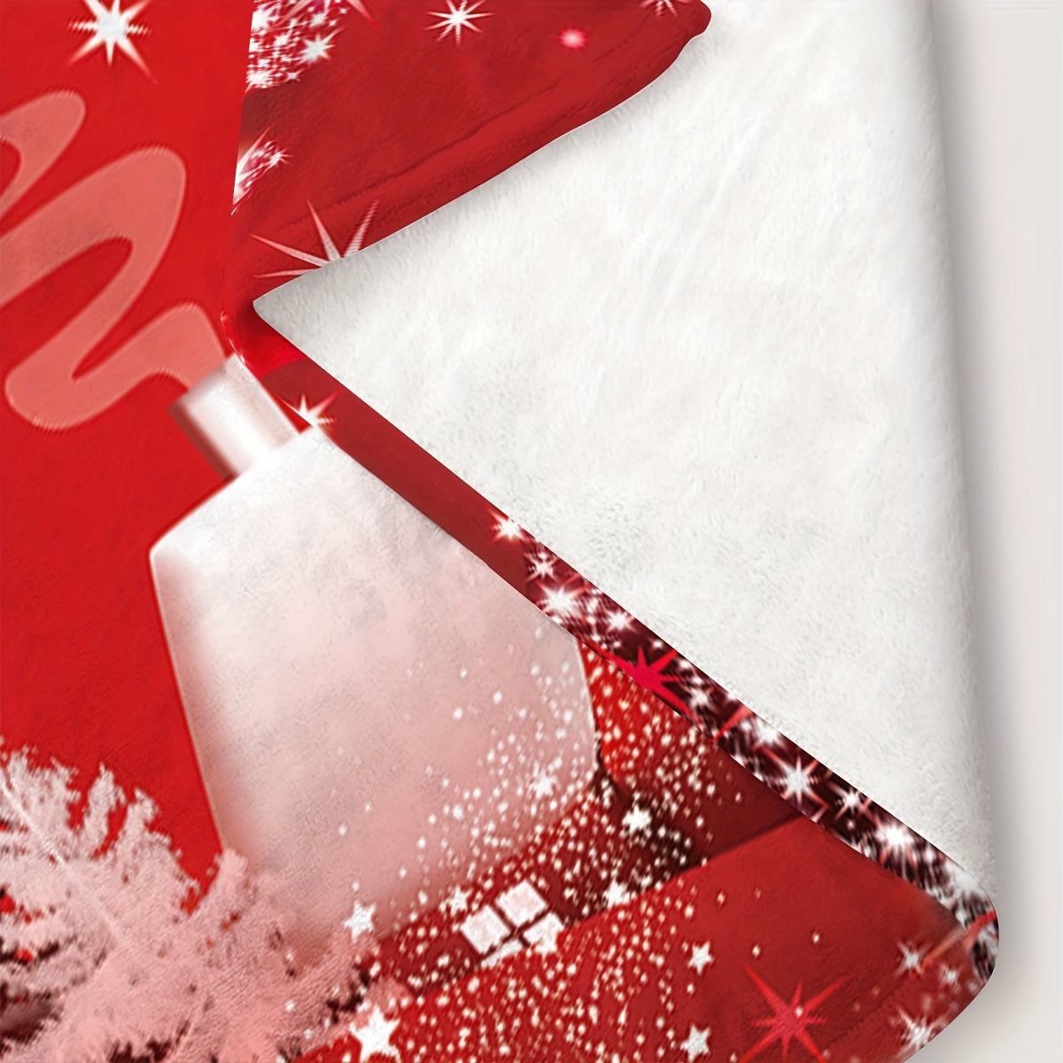 1 PC Cozy Christmas Print Flannel Fleece Throw Blanket for Boys and Girls - Fuzzy, Plush, Lightweight, and Soft for Bedroom, Couch, or Sofa