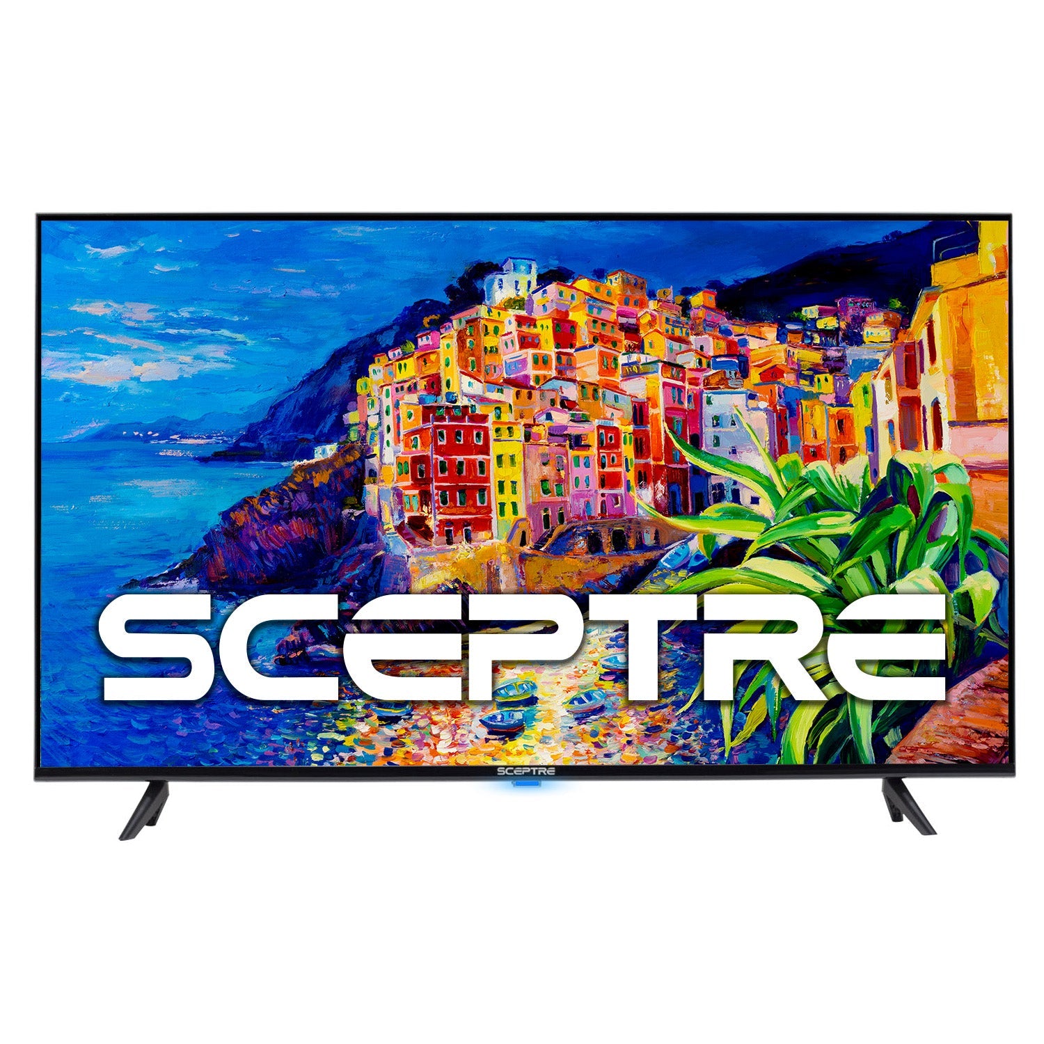 Sceptre 43" 1080P FHD Television Edgeless Design LED Flat Panel TV 1920x1080 CEC MEMC 120 Built-in Dual 10W Stereo Speakers Black - Premium television from Lizard Vigilante - Just $281.99! Shop now at Lizard Vigilante