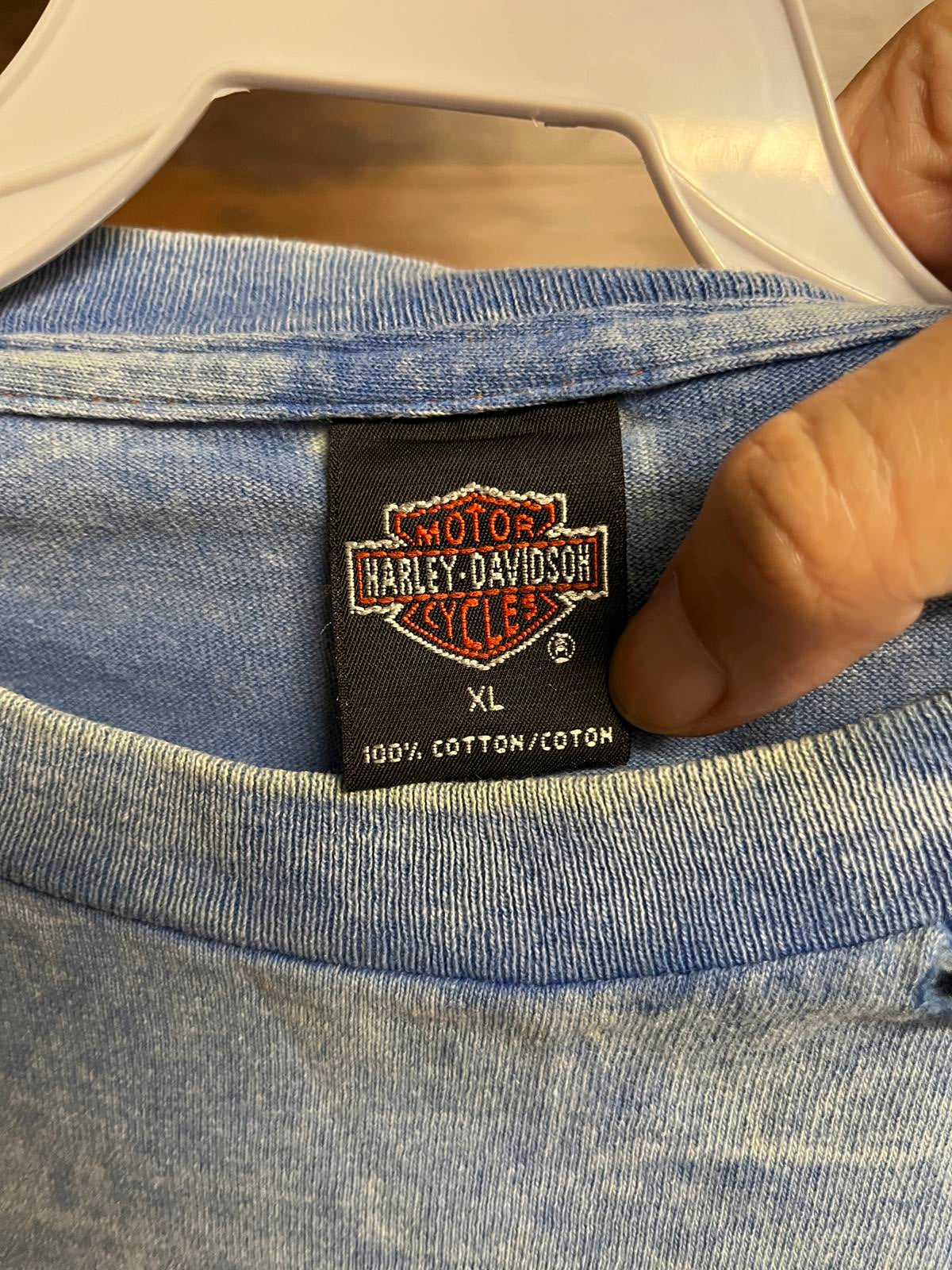 Patriots Harley Davidson T-shirt Daytona Beach Forida Tee XL