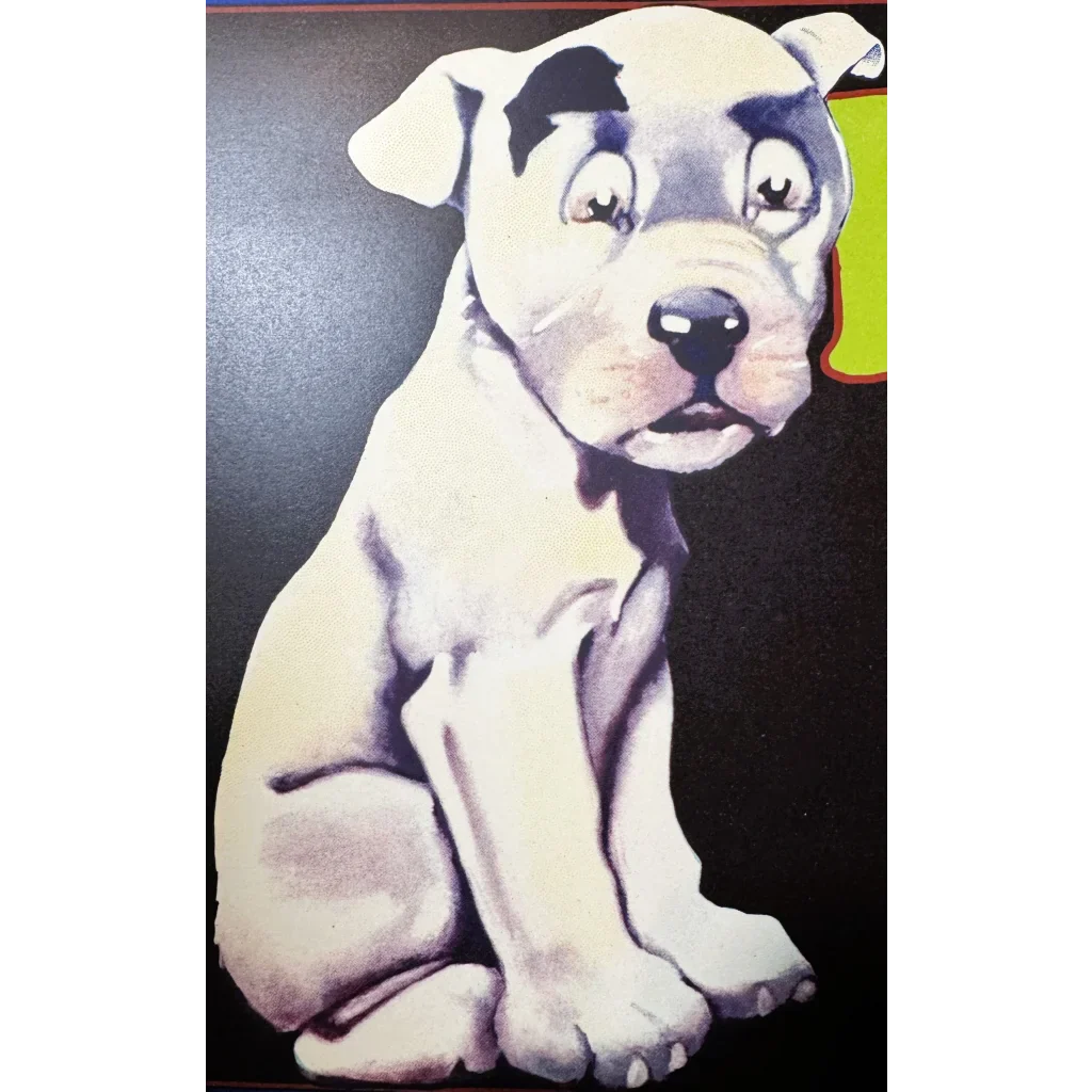 Adorable Pup Steals Hearts on Vintage 1930s Fido Crate Label