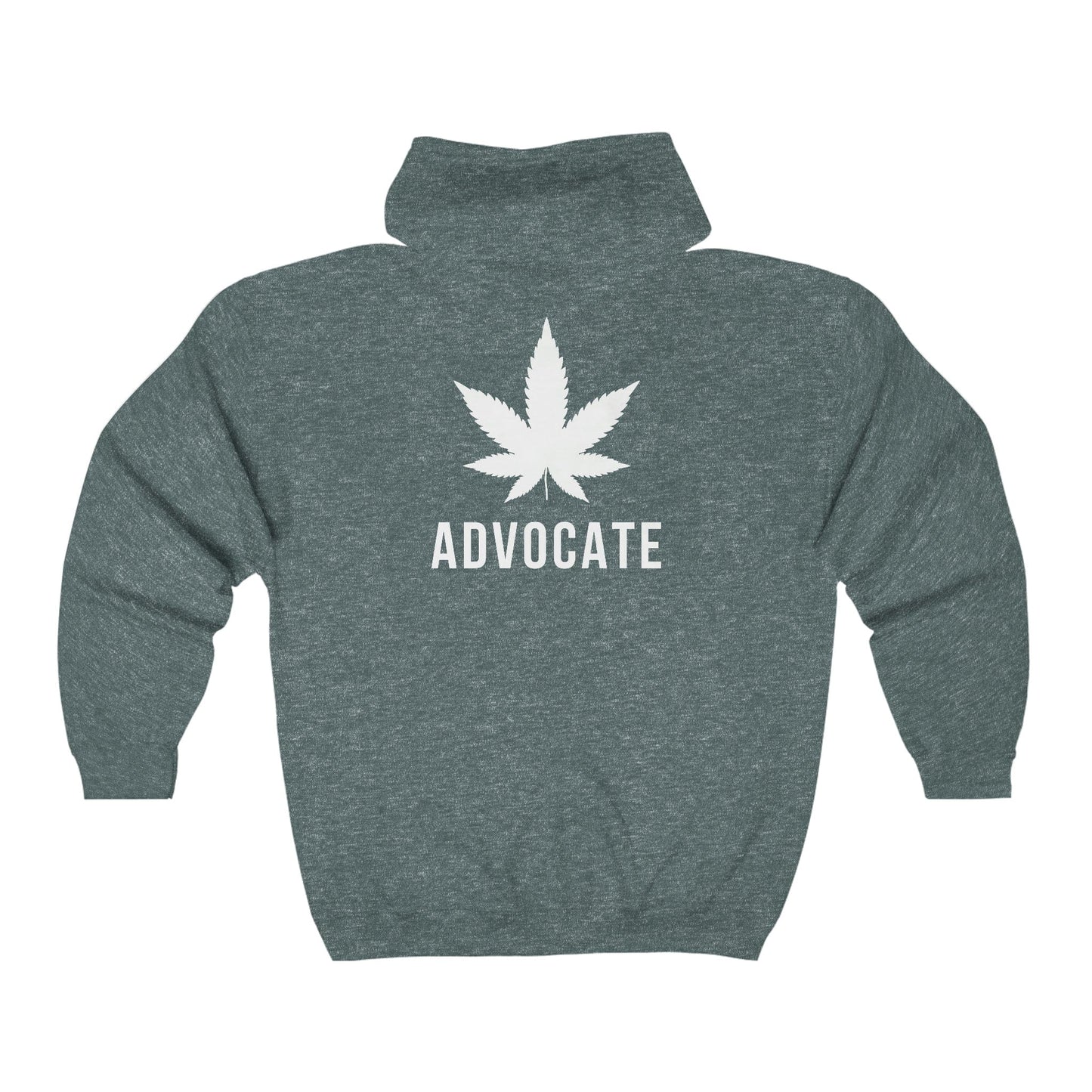 Cannabis Advocate Weed Zip Up Hoodies