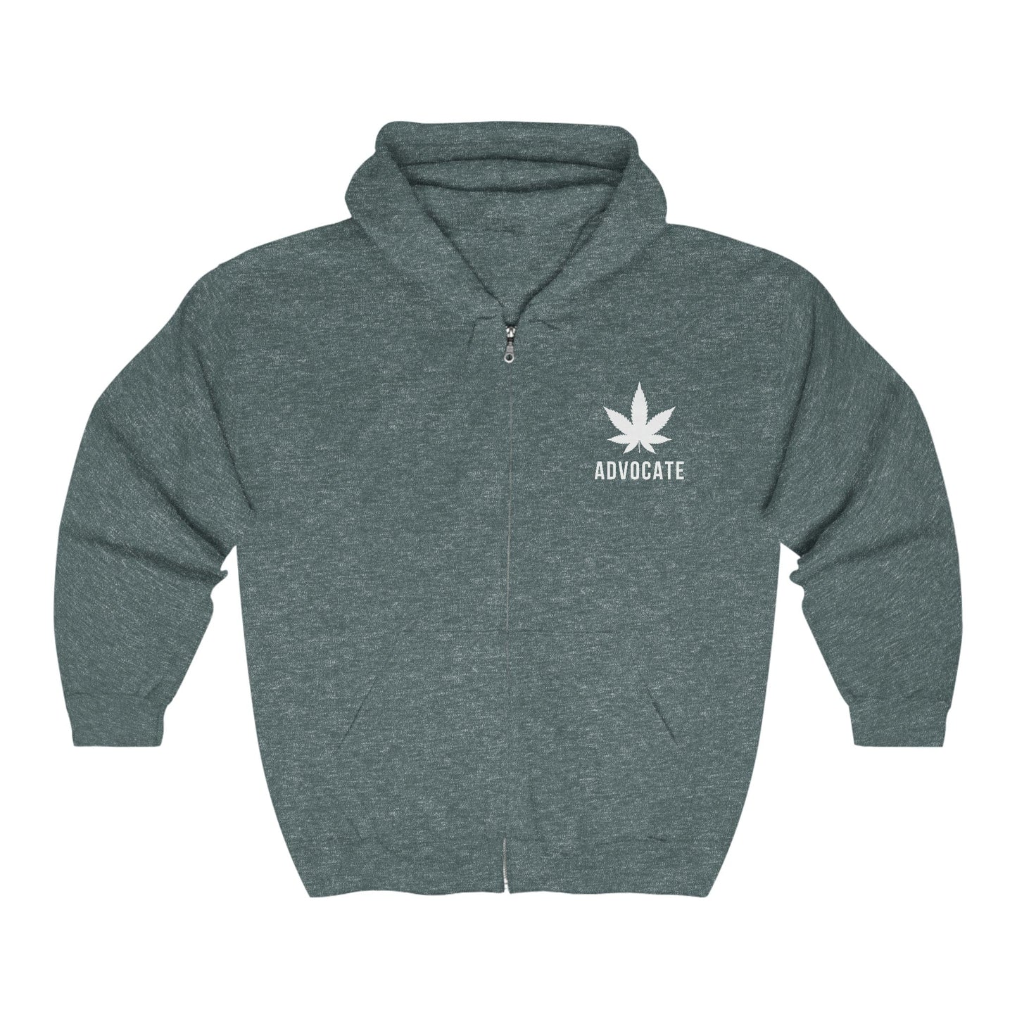 Cannabis Advocate Weed Zip Up Hoodies