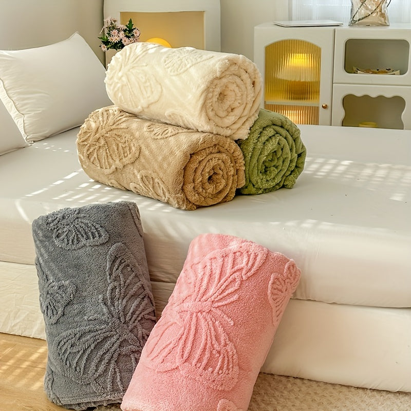 1pc Soft and Cozy 3D Butterfly Blanket - Perfect for All Seasons and Occasions