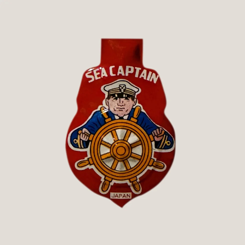 Ahoy! Rare 1960s Sea Captain Tin Clicker Whistle Surfaces