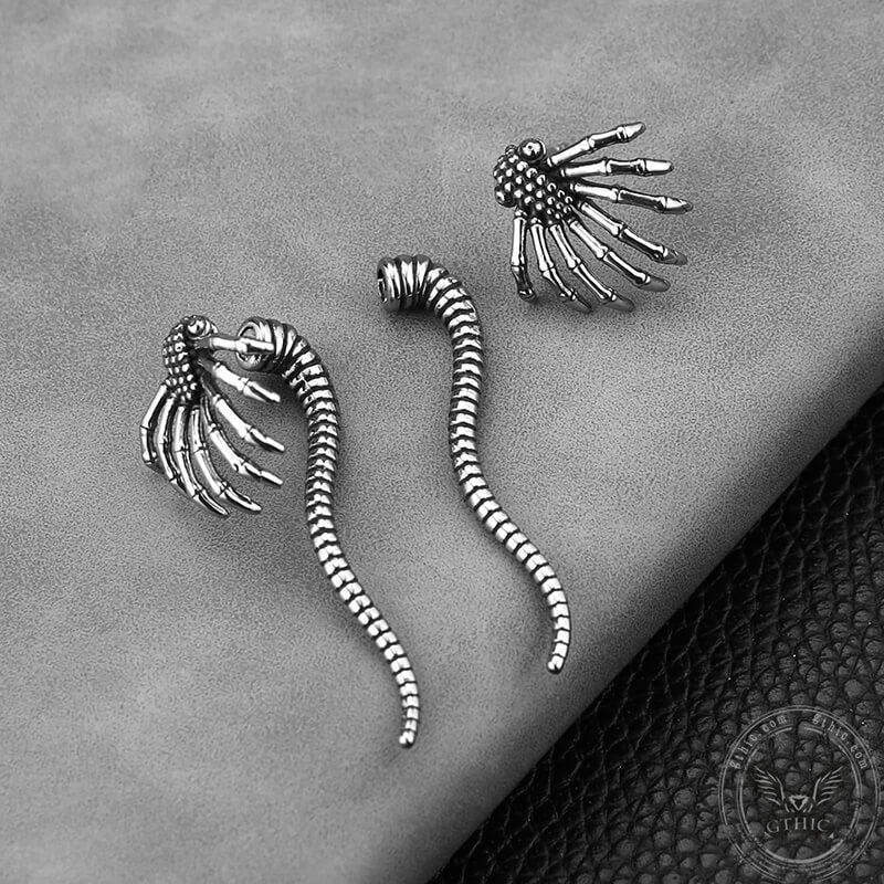 Alien Insect Stainless Steel Earrings