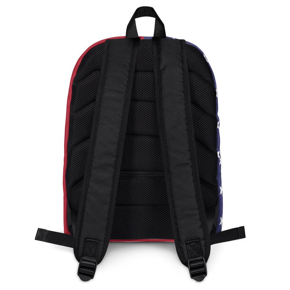 Reveal Your Patriotic Spirit with our American Flag U.S.A. Backpack - Perfect for Adventure-Seekers! - Lizard Vigilante