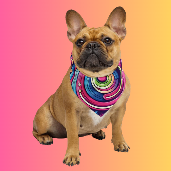 Vibrant Abstract Festival Bandana - The Ultimate Rave Accessory