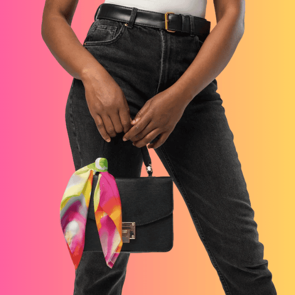 Vibrant Alcohol Ink Bandana for Raves and Festivals