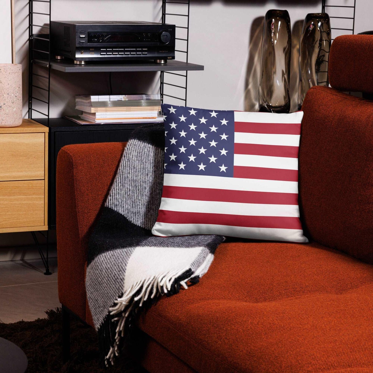 American Flag Basic Pillow / Old Glory Comfortable Couch Pillow - Lizard Vigilante