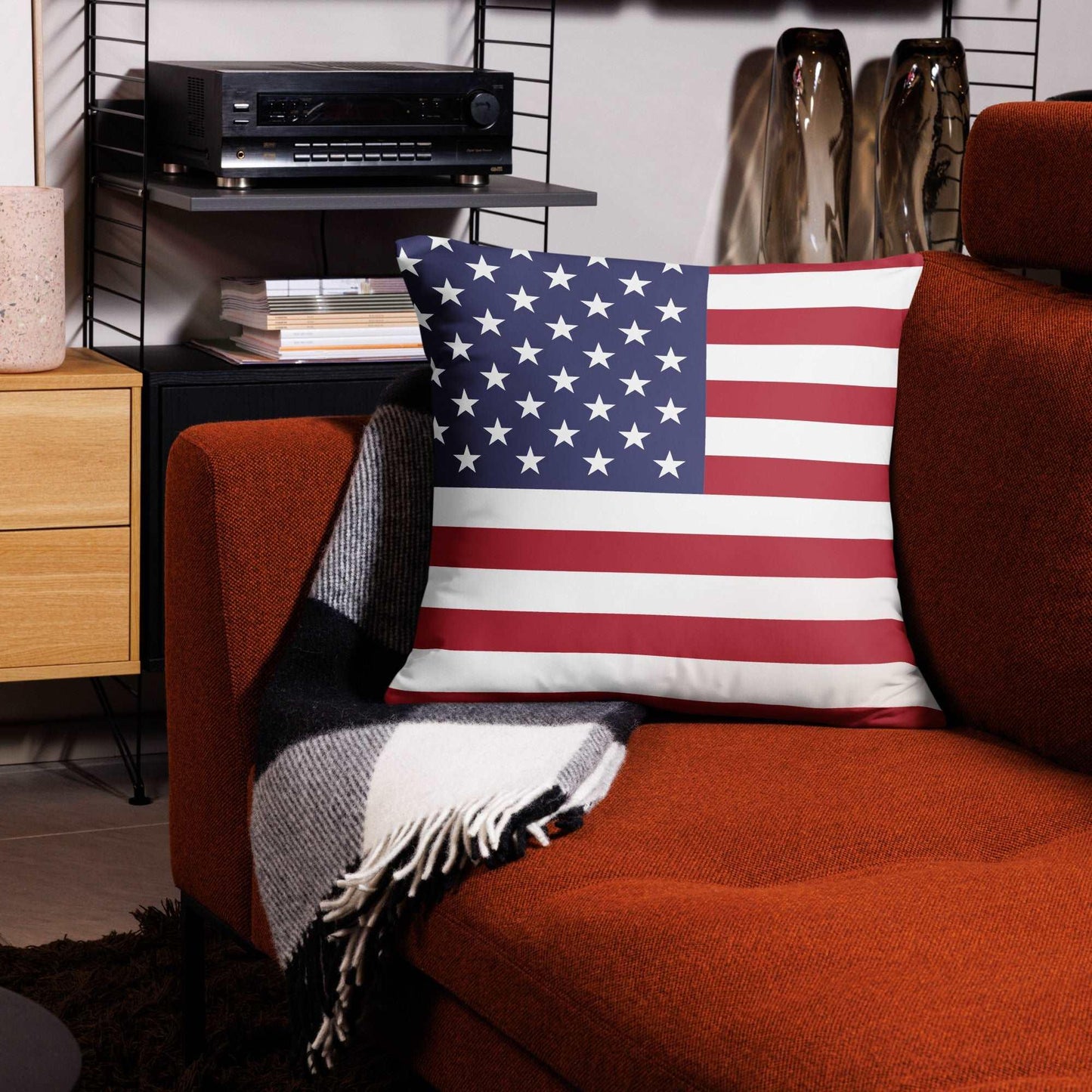 American Flag Basic Pillow / Old Glory Comfortable Couch Pillow - Lizard Vigilante