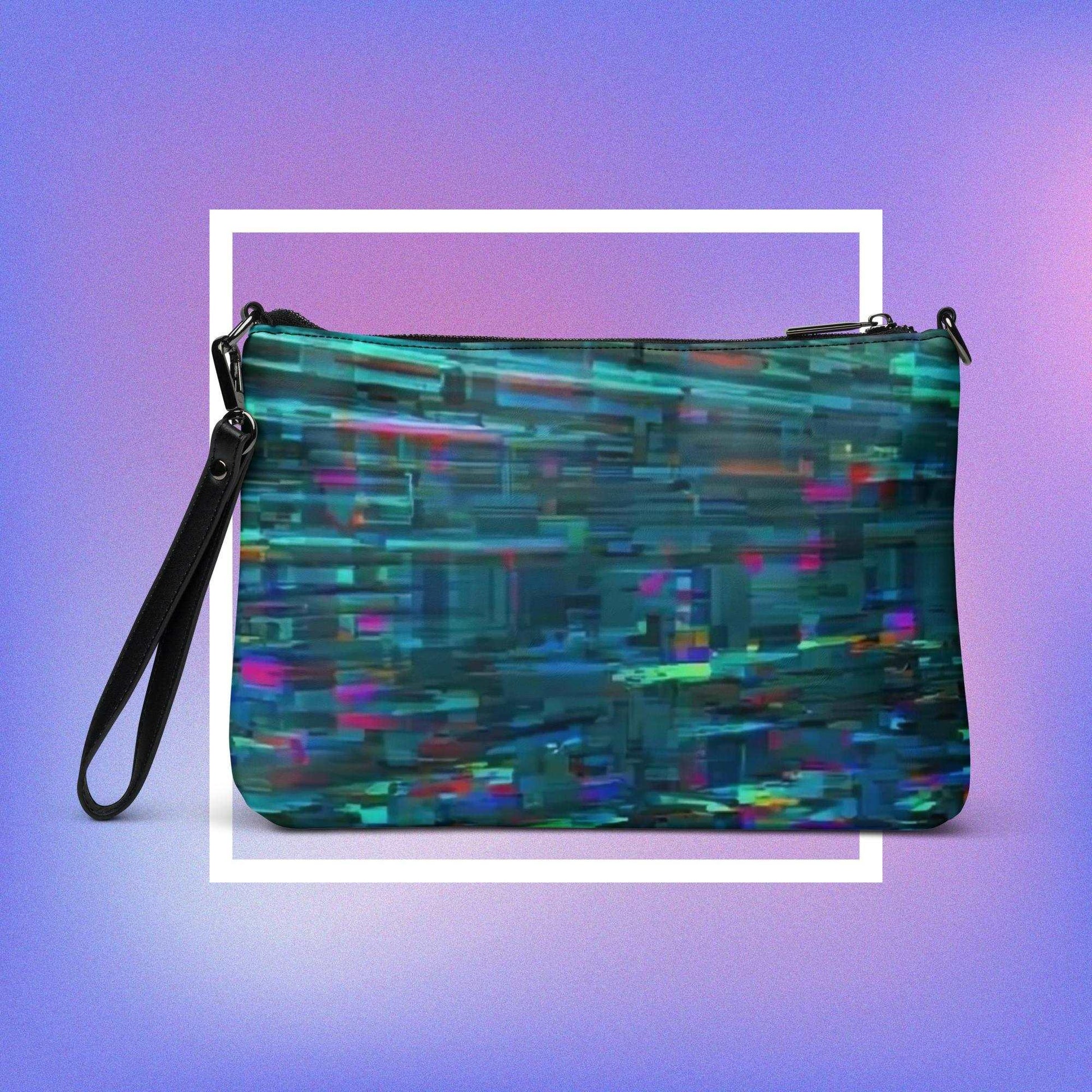 De-evolutionary Blur - Art Crossbody Bag by Evets! for The Liz - Lizard Vigilante