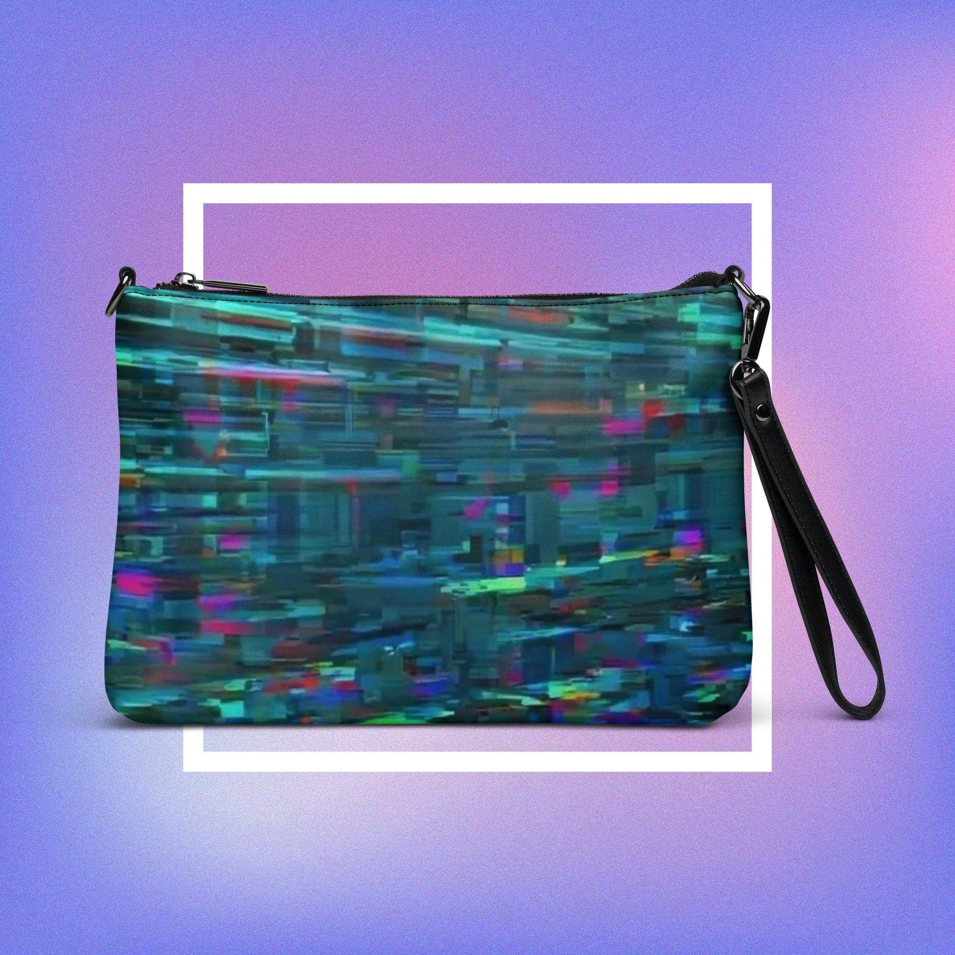 De-evolutionary Blur - Art Crossbody Bag by Evets! for The Liz - Lizard Vigilante