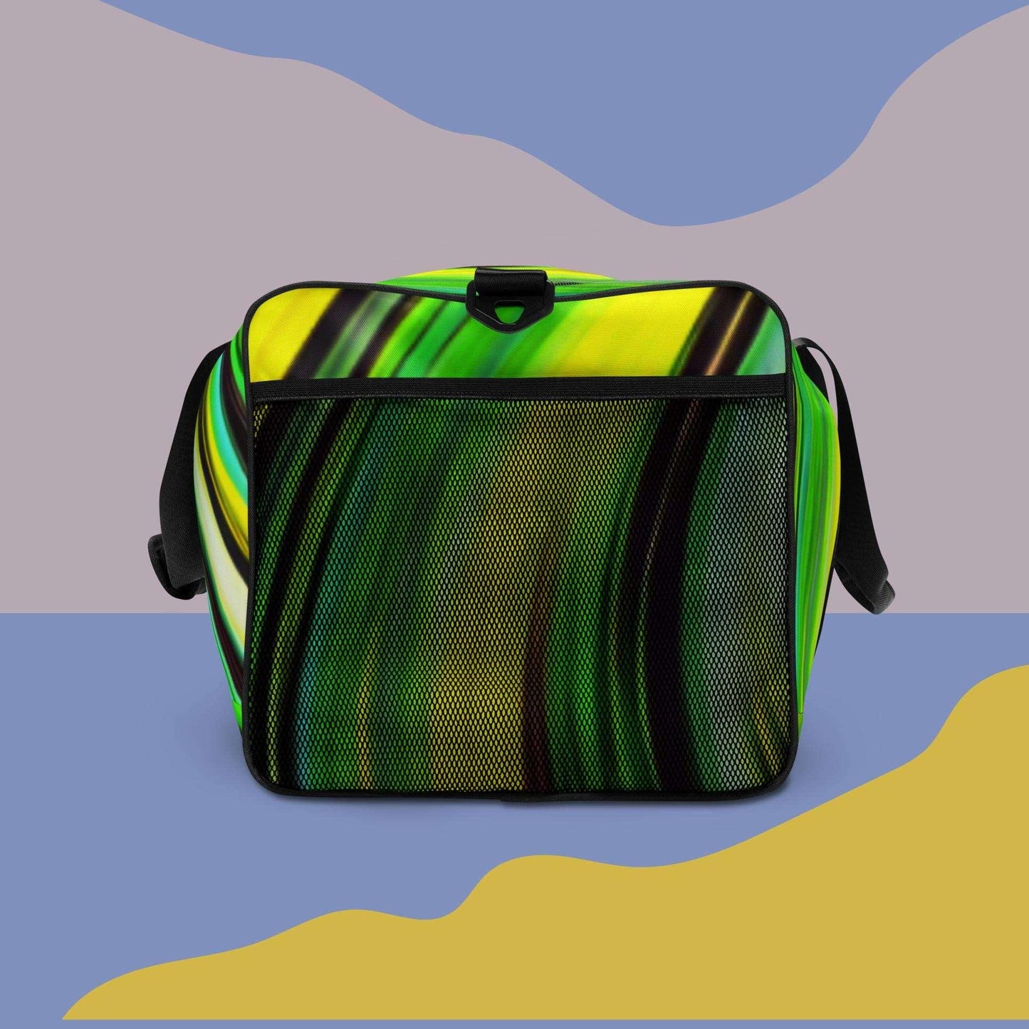 Green Gold Black Duffle Bag - Lizard Vigilante