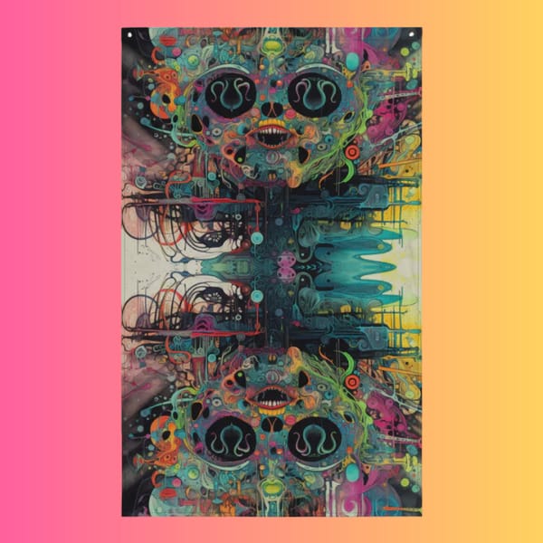 Vibrant Festival Flag - Essential for Raves and EDM Events