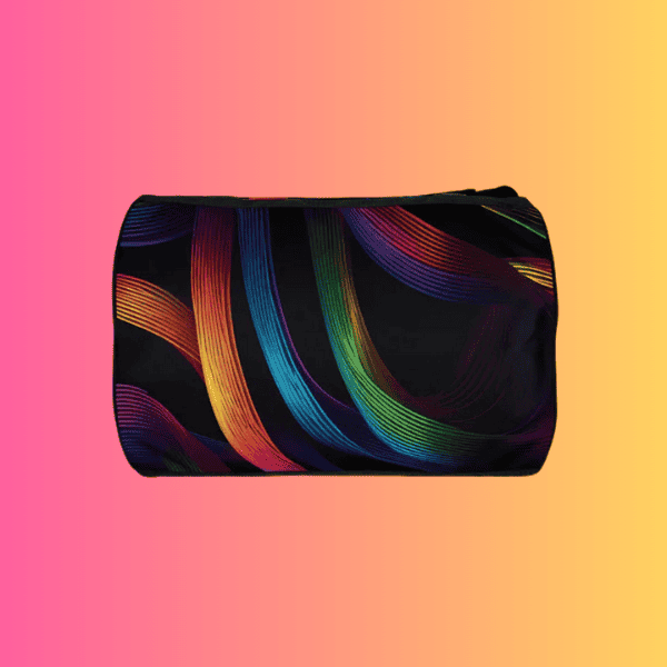 Neon Swirl Festival Travel Bag