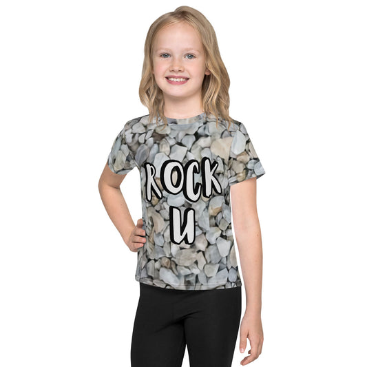Rock U Kids crew neck t-shirt - Lizard Vigilante