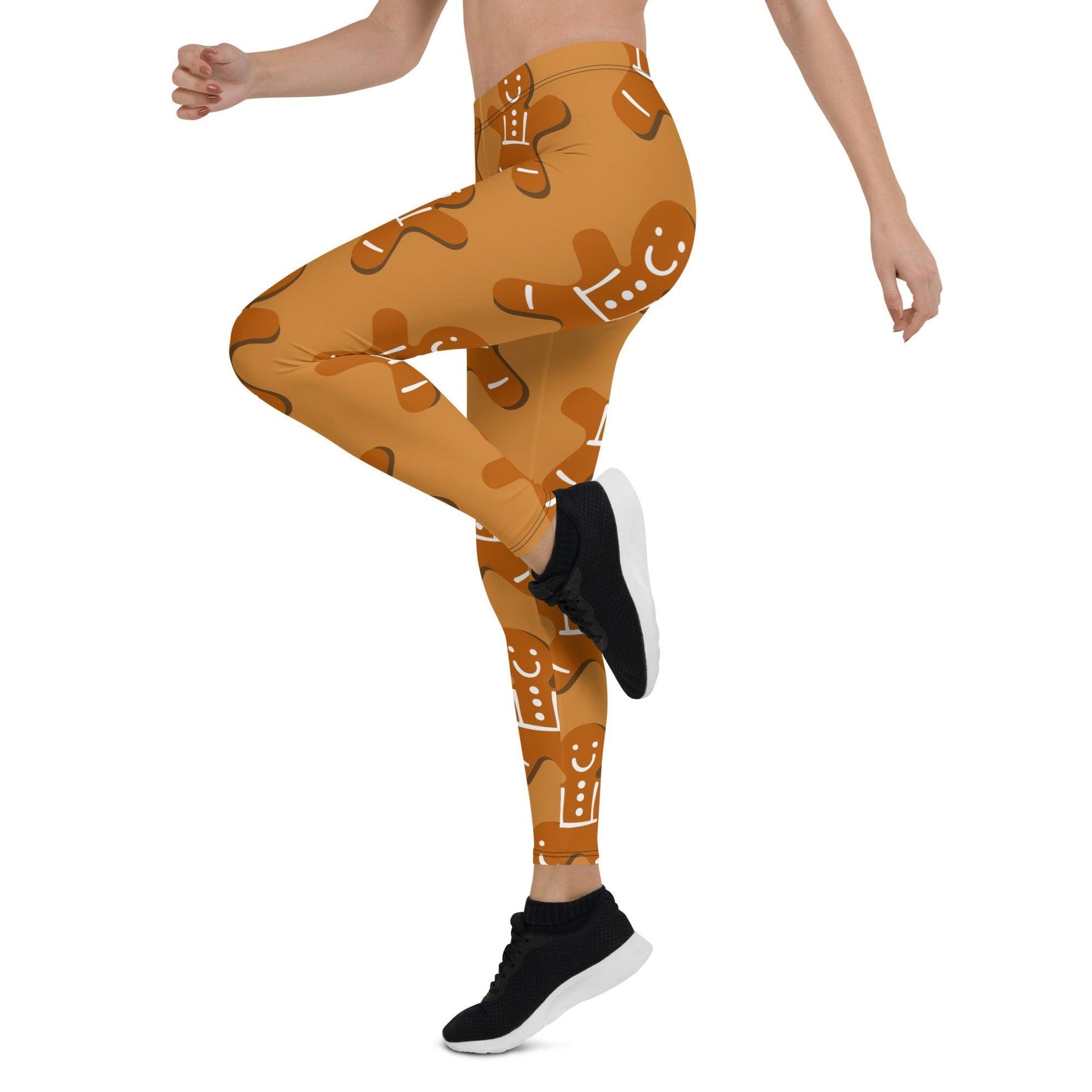 Mr Gingerbread Man Xmas Leggings - Lizard Vigilante