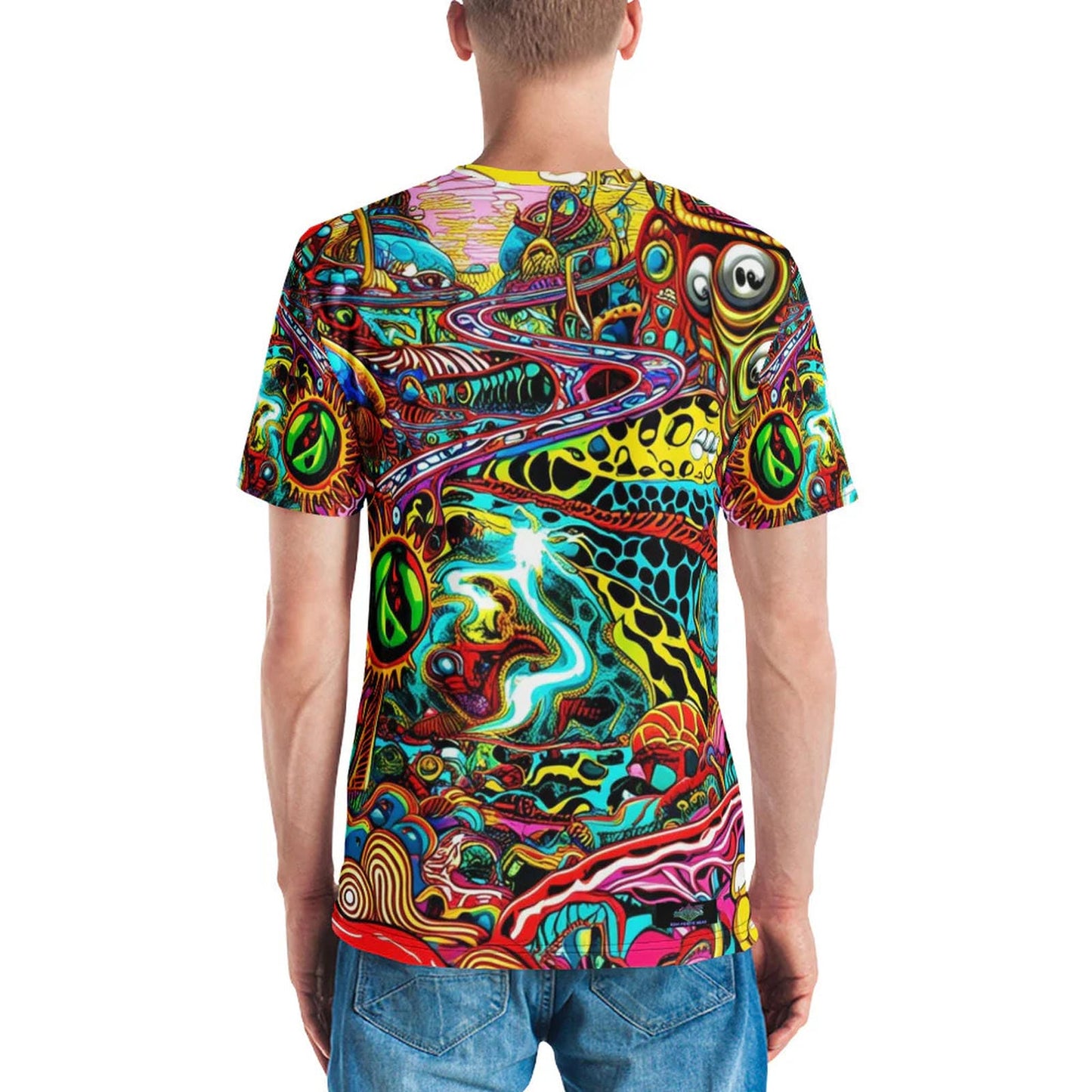 Cosmic Vibes Men's Festival T-Shirt - Elevate Your EDM Experience