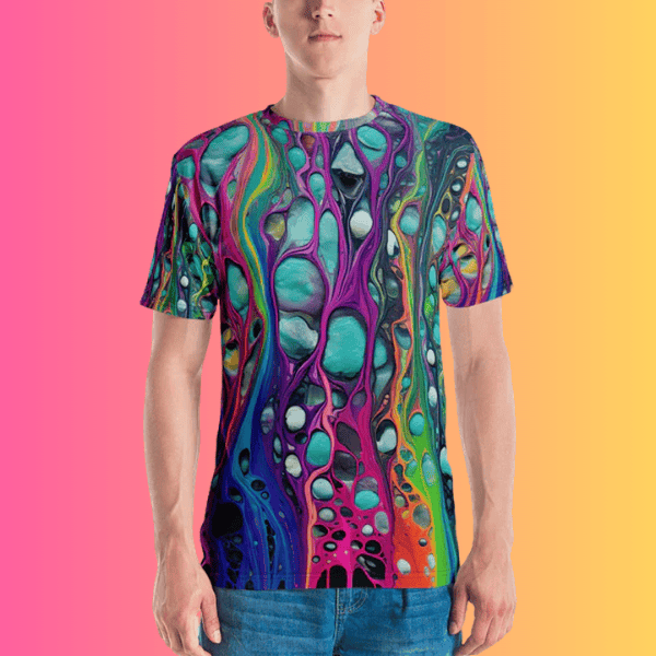 Psychedelic Vibes Men’s Festival T-Shirt - Ultimate Rave Gear