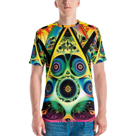 Vortex Illuminati Men's Festival T-Shirt for EDM Enthusiasts