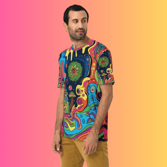 Psychedelic Trippy Abstract T-Shirt for Raves and Festivals