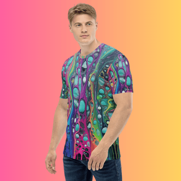 Psychedelic Vibes Men’s Festival T-Shirt - Ultimate Rave Gear