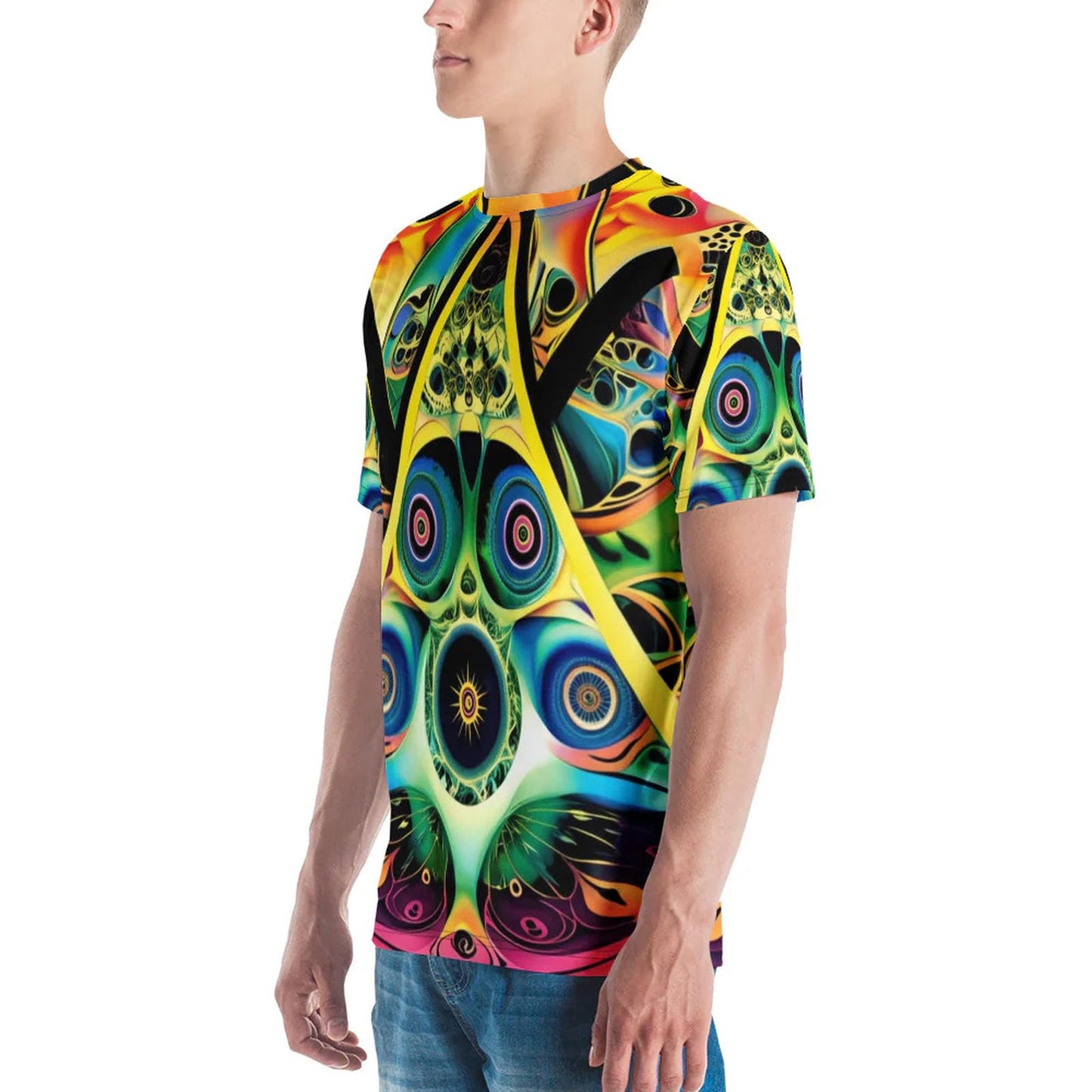 Vortex Illuminati Men's Festival T-Shirt for EDM Enthusiasts