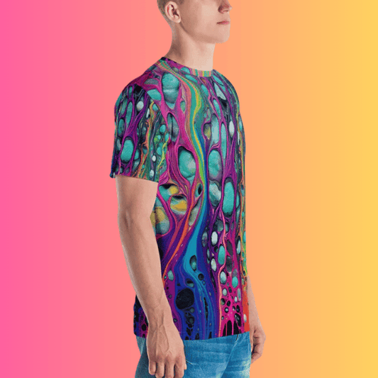 Psychedelic Vibes Men’s Festival T-Shirt - Ultimate Rave Gear
