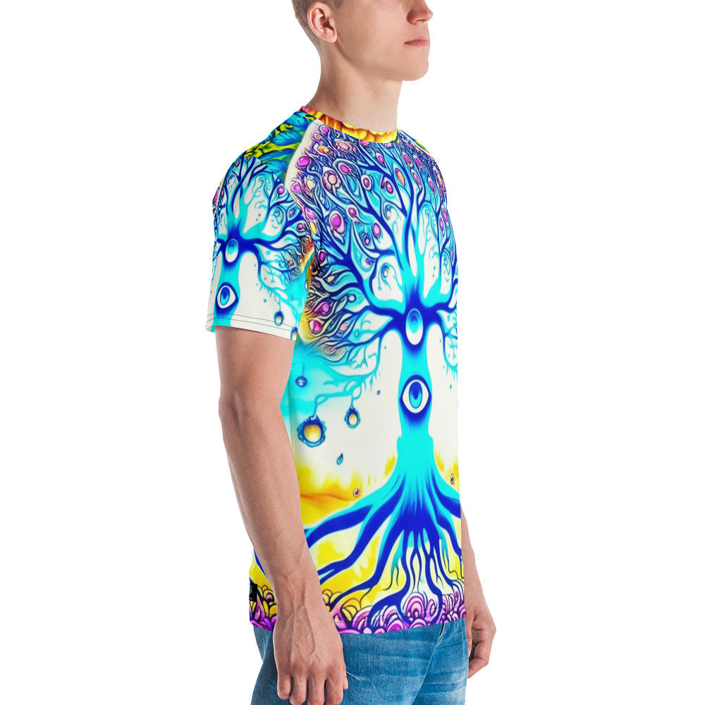 Cosmic Supreme Being Eye Men's T-Shirt for Rave Lovers