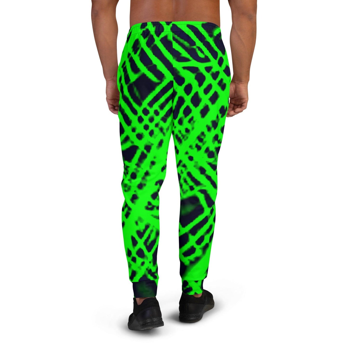 GREEN BLACK Co-Lab Men's Joggers Jogging Pants - Lizard Vigilante