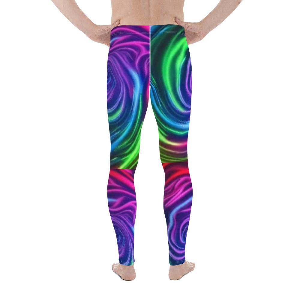 SwirlyBows Men's Leggings - Lizard Vigilante