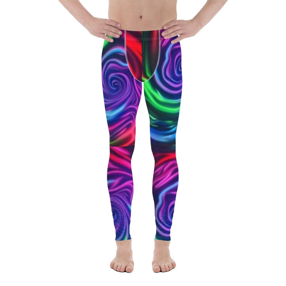 SwirlyBows Men's Leggings - Lizard Vigilante