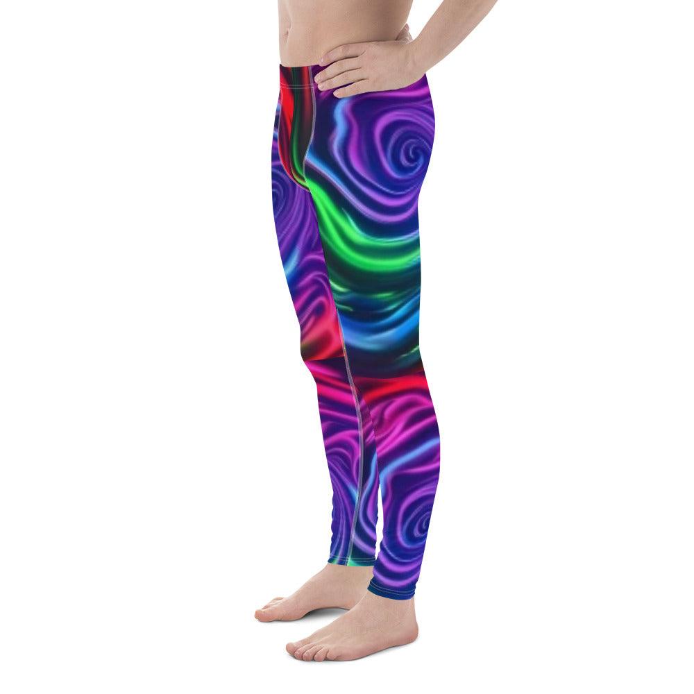 SwirlyBows Men's Leggings - Lizard Vigilante