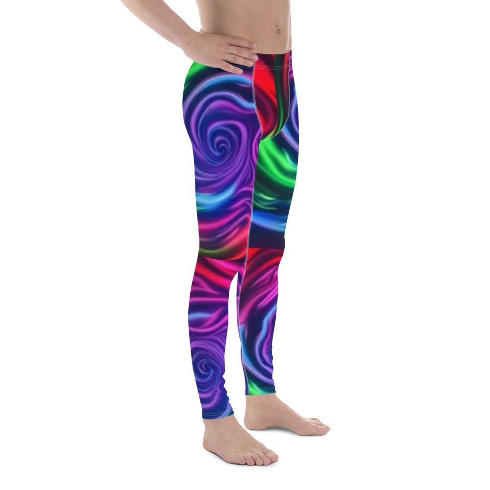 SwirlyBows Men's Leggings - Lizard Vigilante