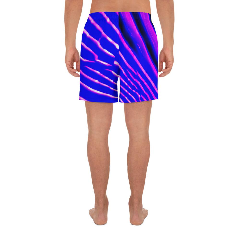 Blurple Track Men's Recycled Athletic Shorts - Lizard Vigilante