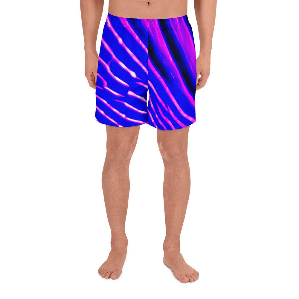 Blurple Track Men's Recycled Athletic Shorts - Lizard Vigilante