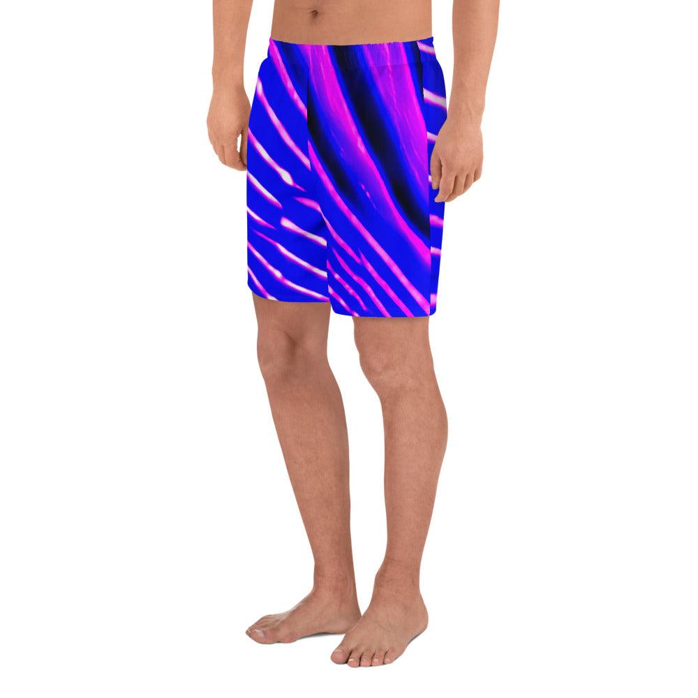 Blurple Track Men's Recycled Athletic Shorts - Lizard Vigilante