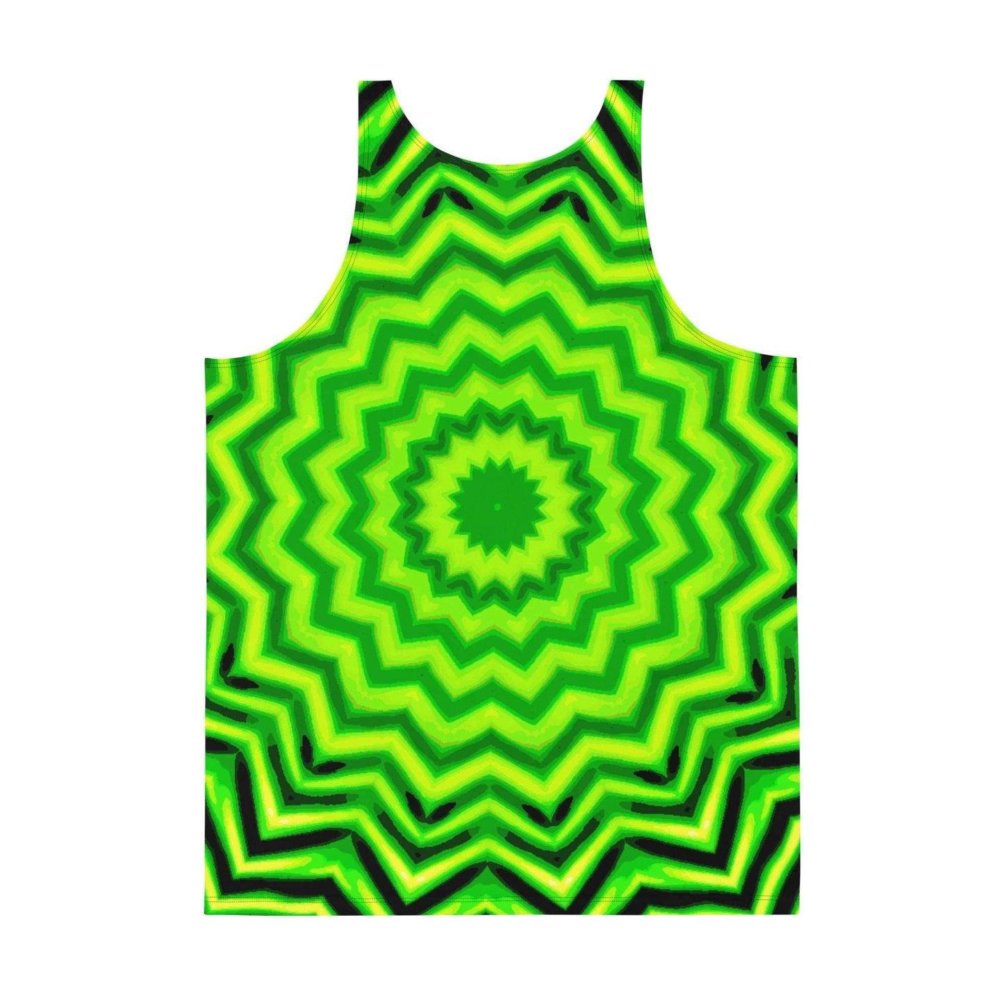 GreenFlex Unisex Tank Top with Elaborate Pattern - Premium  from Lizard Vigilante - Just $32.69! Shop now at Lizard Vigilante