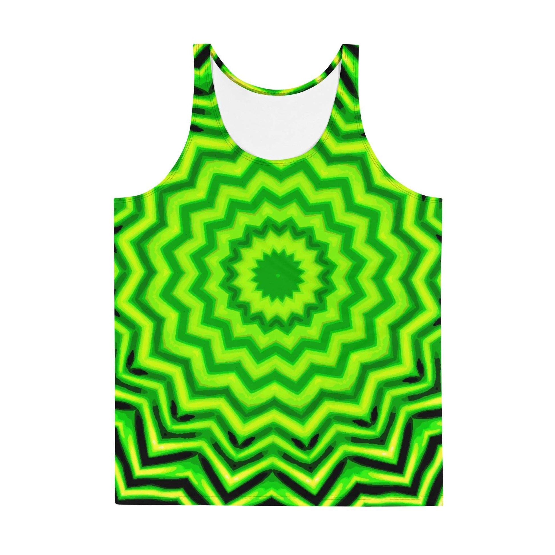 GreenFlex Unisex Tank Top with elaborate pattern - Lizard Vigilante