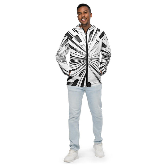 Mollecullision Men’s Windbreaker - Lizard Vigilante