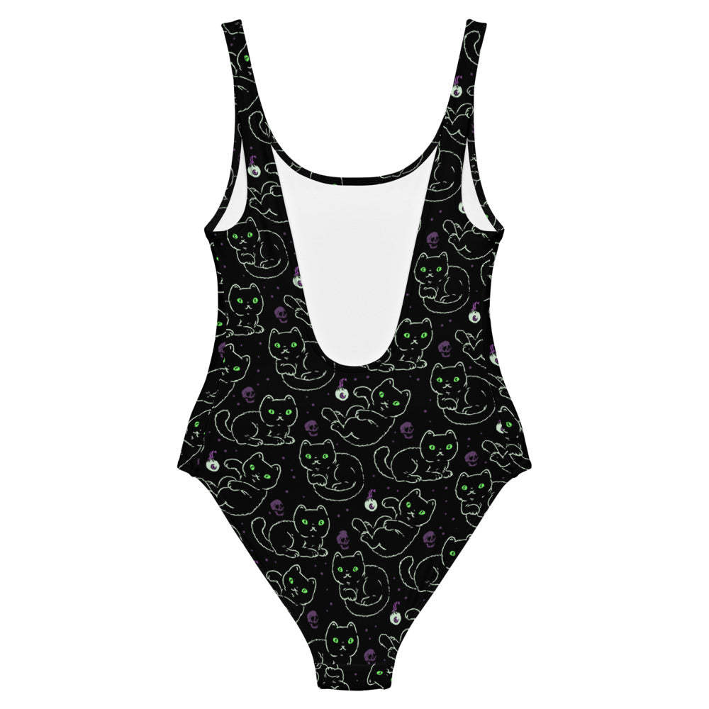Black Cats One-Piece