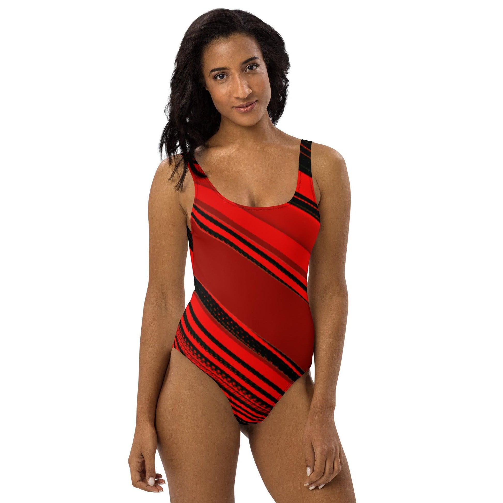 RedSlice One-Piece Swimsuit - Lizard Vigilante