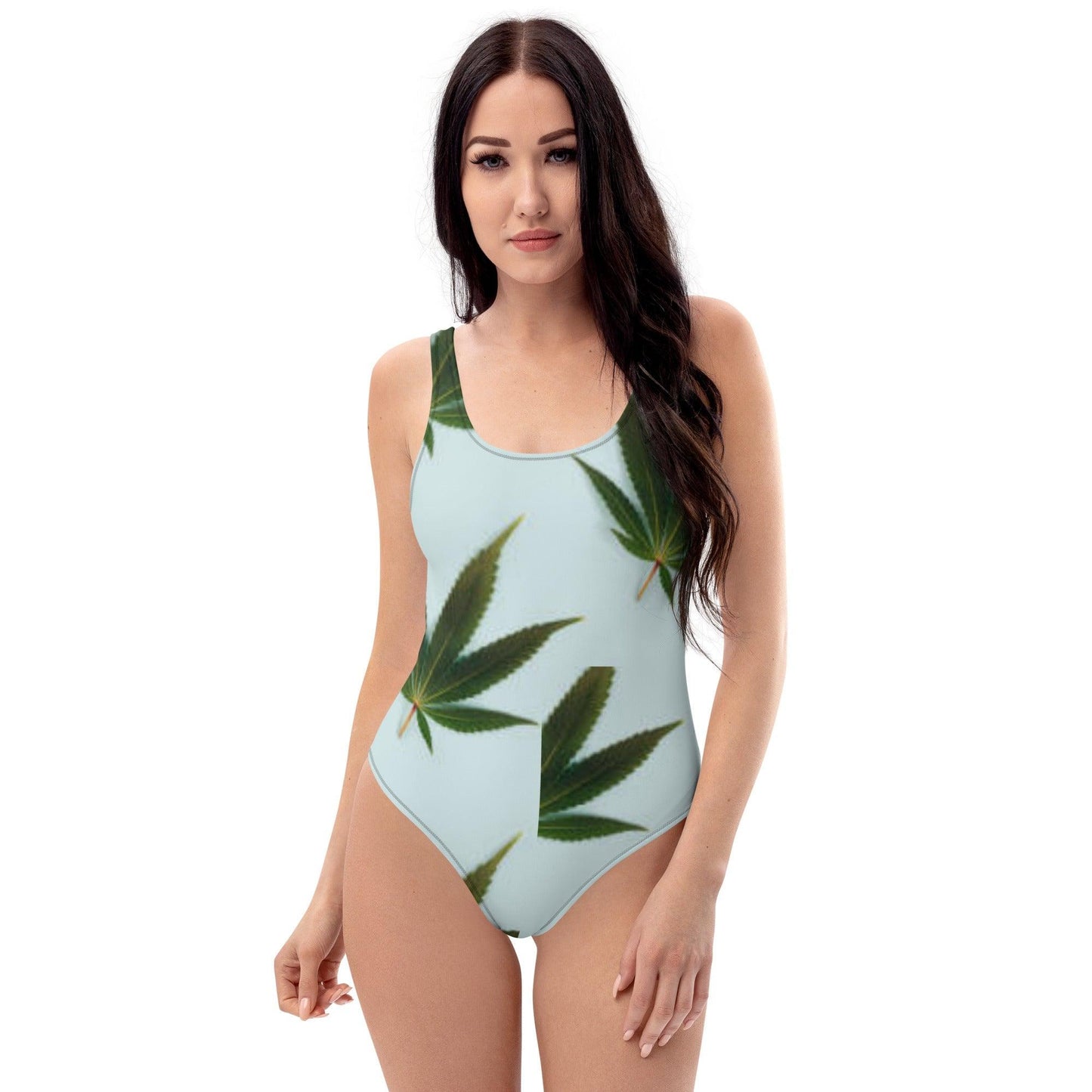 Weed One-Piece Swimsuit - Lizard Vigilante