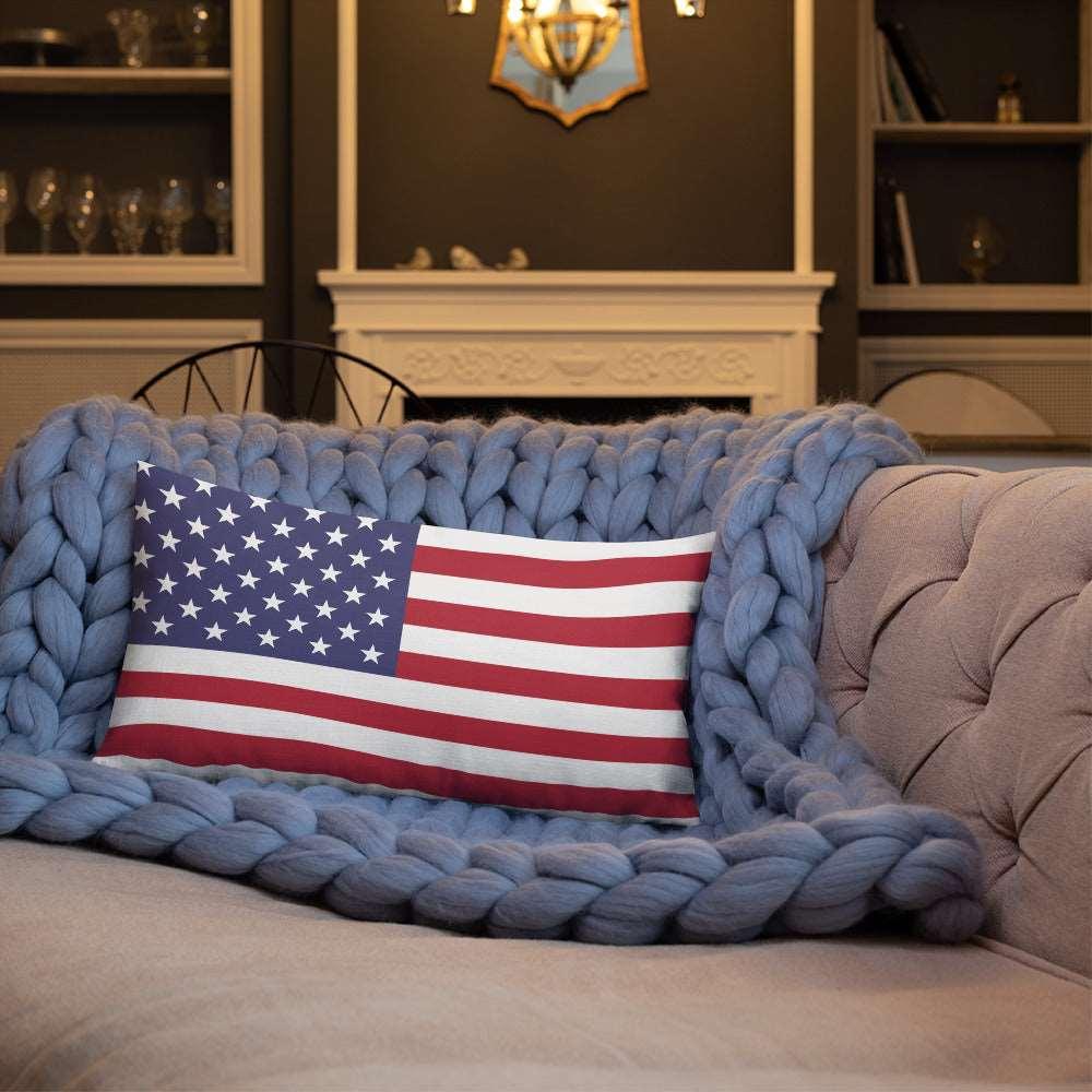 American Flag Premium Pillow / Old Glory - Lizard Vigilante